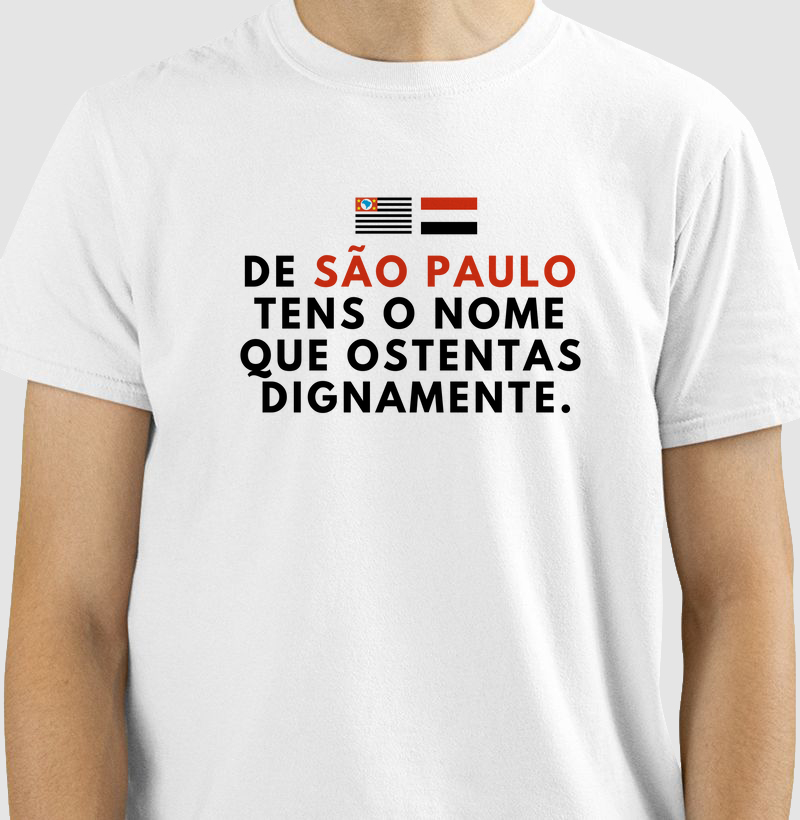 Camiseta De São Paulo tens o nome 2