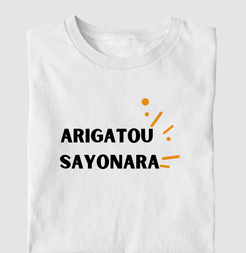 Camiseta Arigatou 