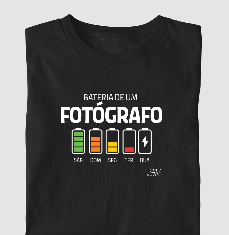 T-shirt | Shutter 04 Fotografia | Bateria original