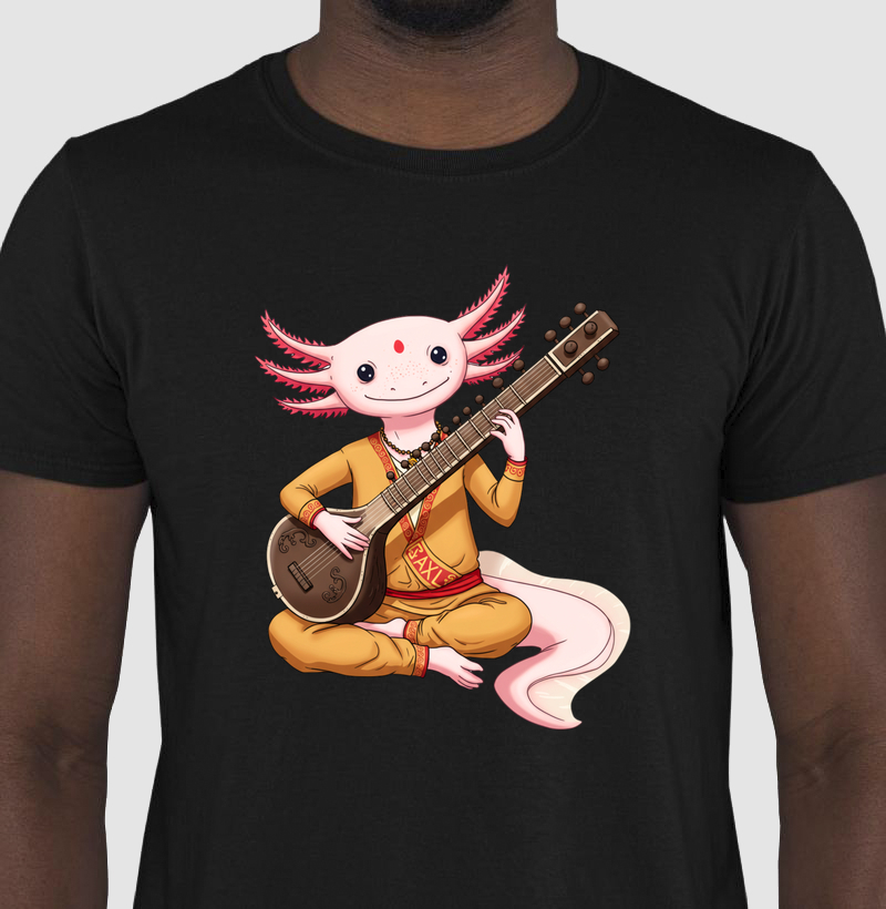 Camiseta - AXL, Indiano tocando Sitar 