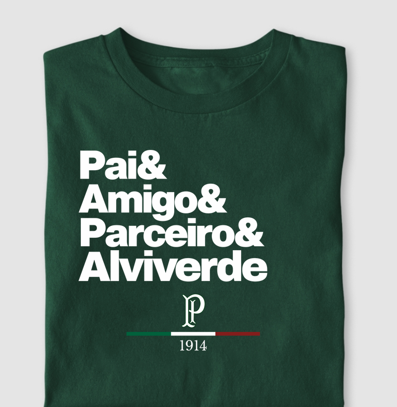 Pai, amigo, parceiro e Alviverde.