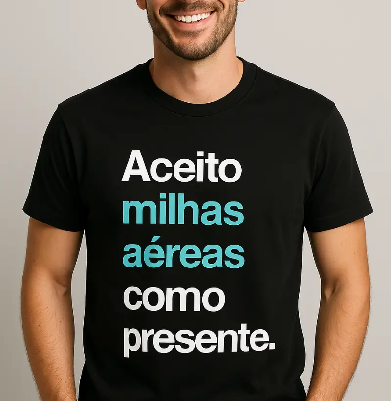Aceito milhas aéreas como presente