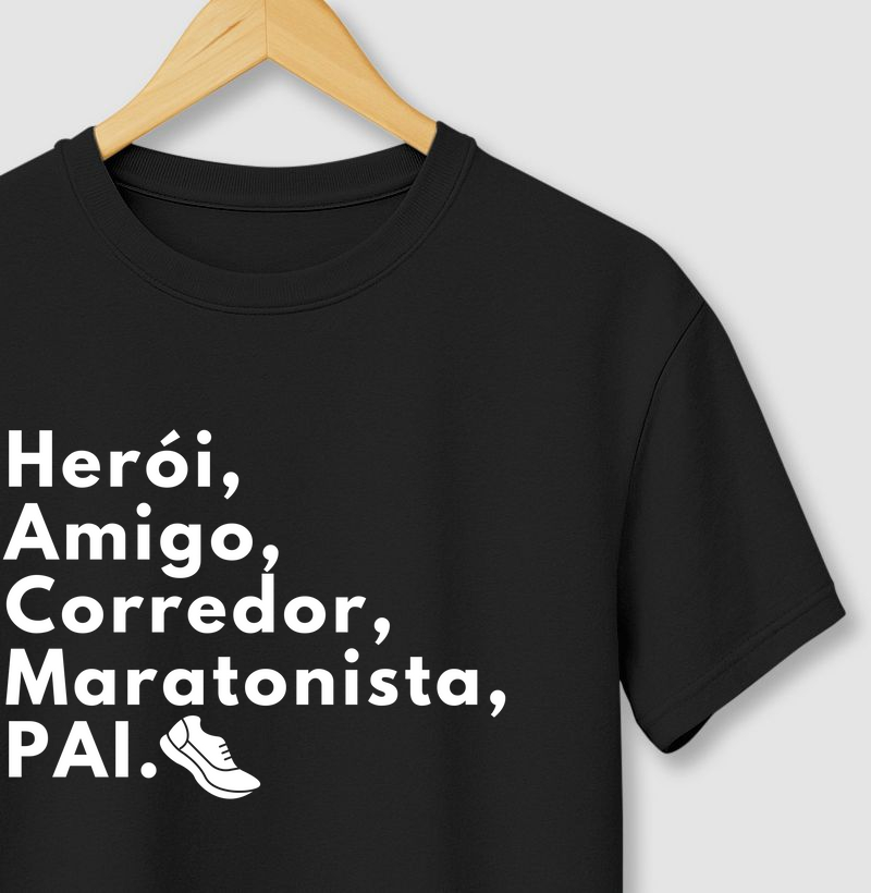 Herói, amigo, corredor, maratonista, pai 