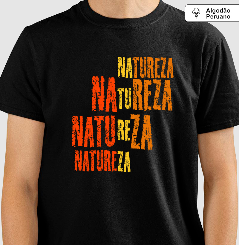 Camiseta Algodão Peruano Natureza