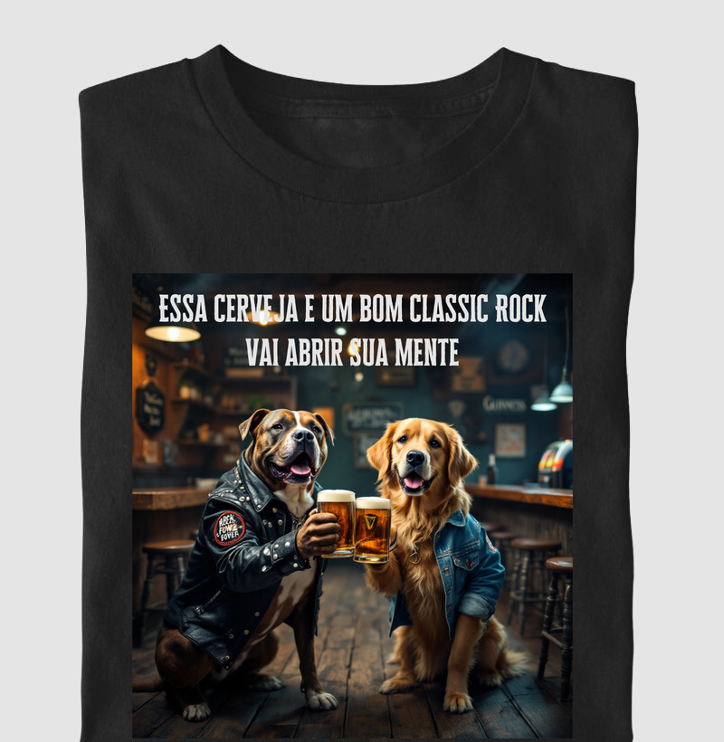 Cerveja e um classic rock vai abrir sua mente 