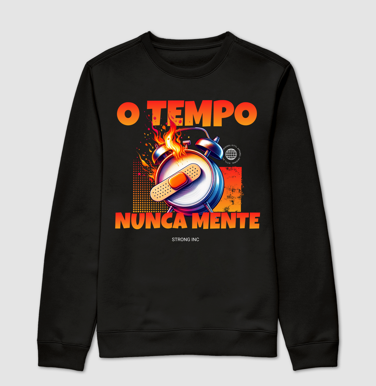 Camiseta o tempo nunca mente 