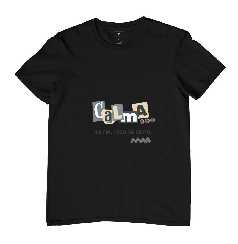 Linda camisa personalizada mensagem motivacional 
