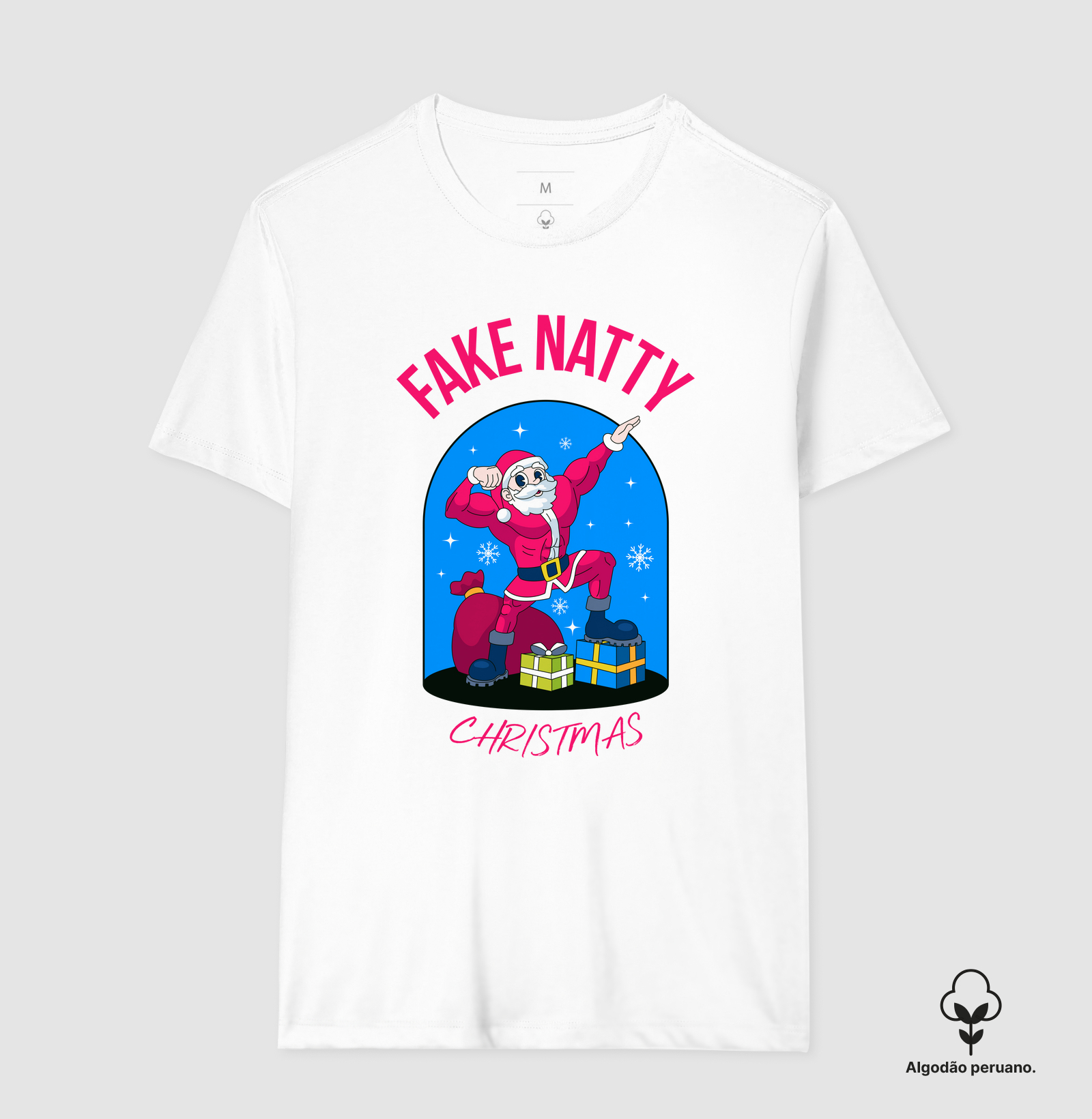 Camiseta Natal - Fake Natty