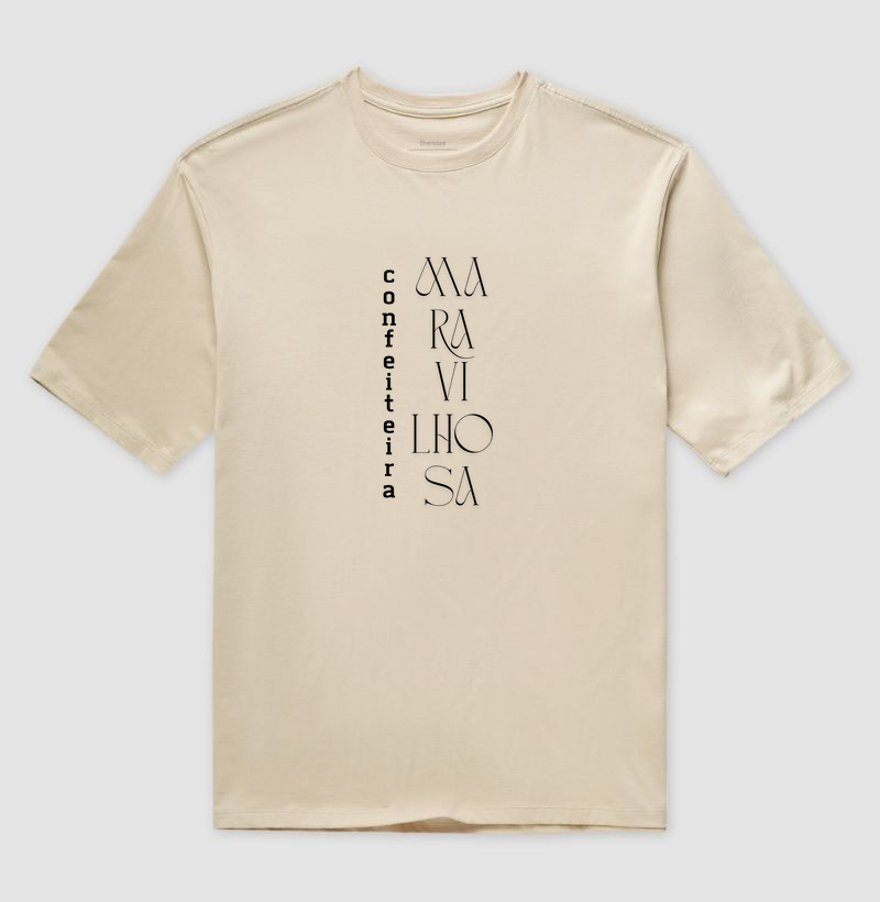 T-shirt confeiteira maravilhosa