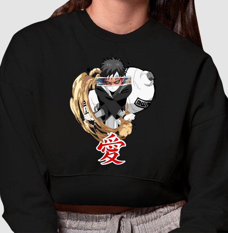 Cropped Moletom Gaara