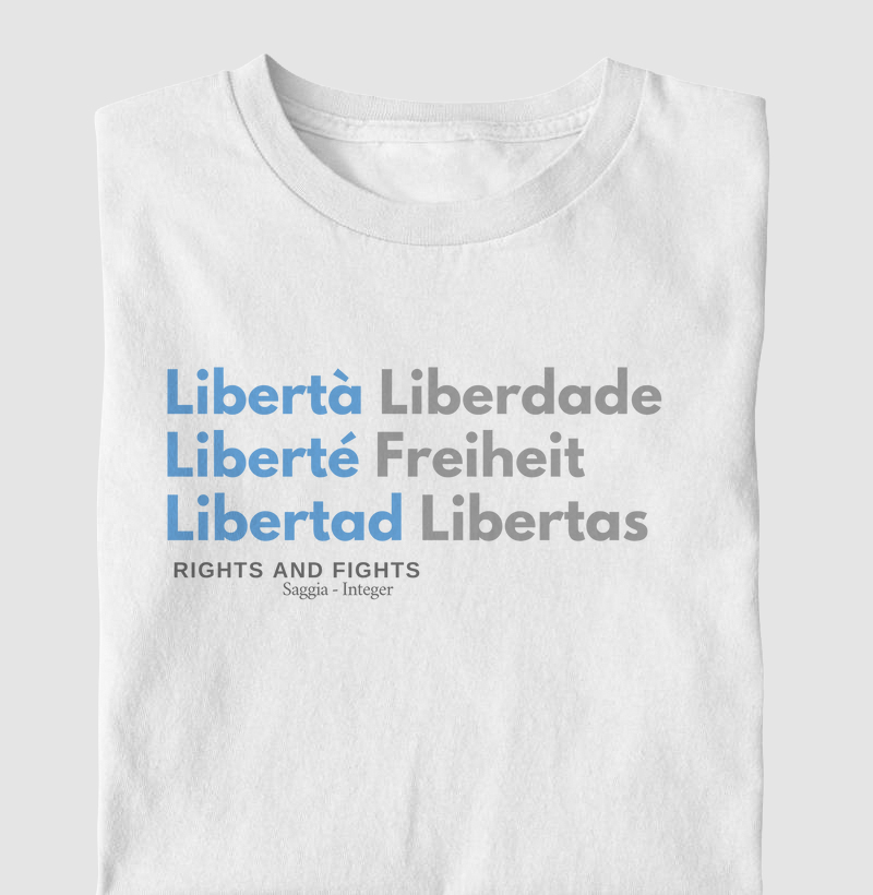 Camiseta Rights And Fights Liberdade x6 00018 - Infantil