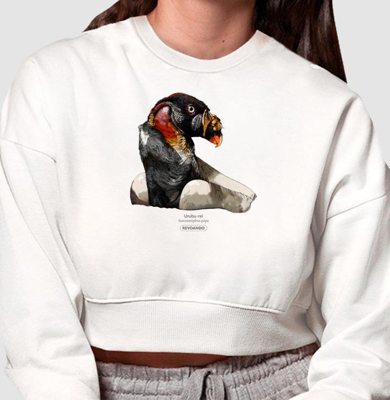 Rapinas Inky - Urubu-rei - Moletom Cropped