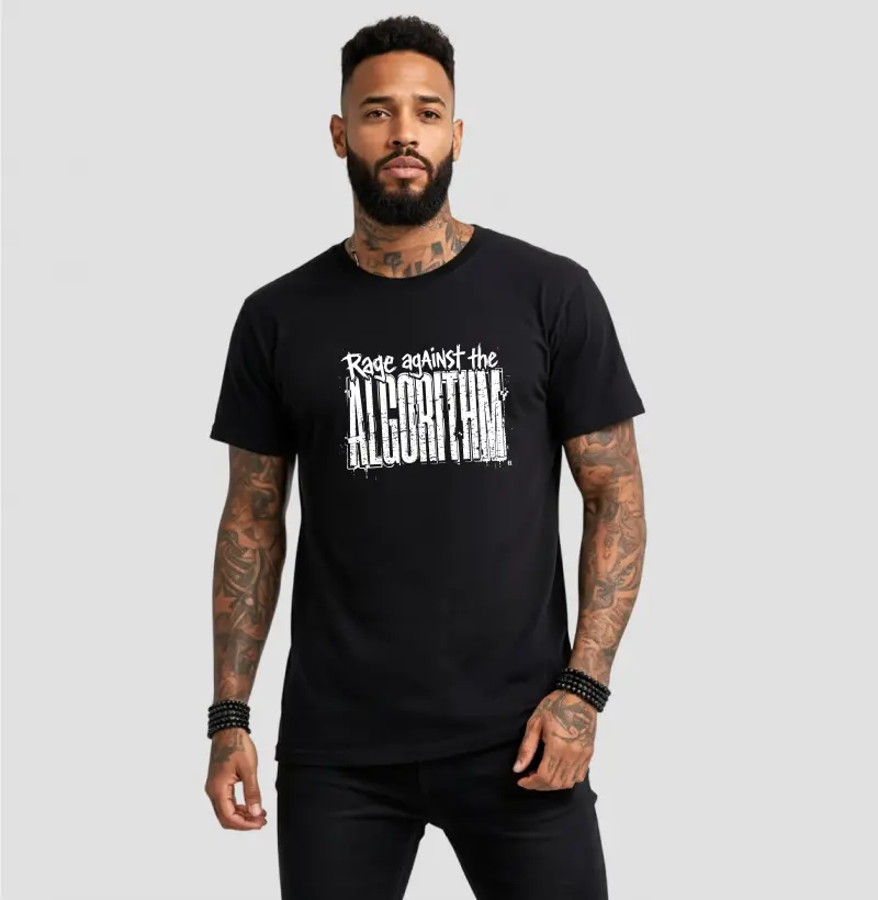 Camiseta Rage Against The Algorithm | Últimas Palavras