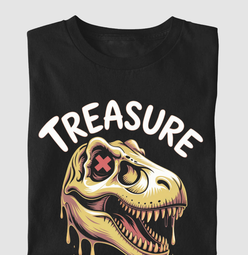 Camiseta "Treasure" - O Tesouro do T-Rex 