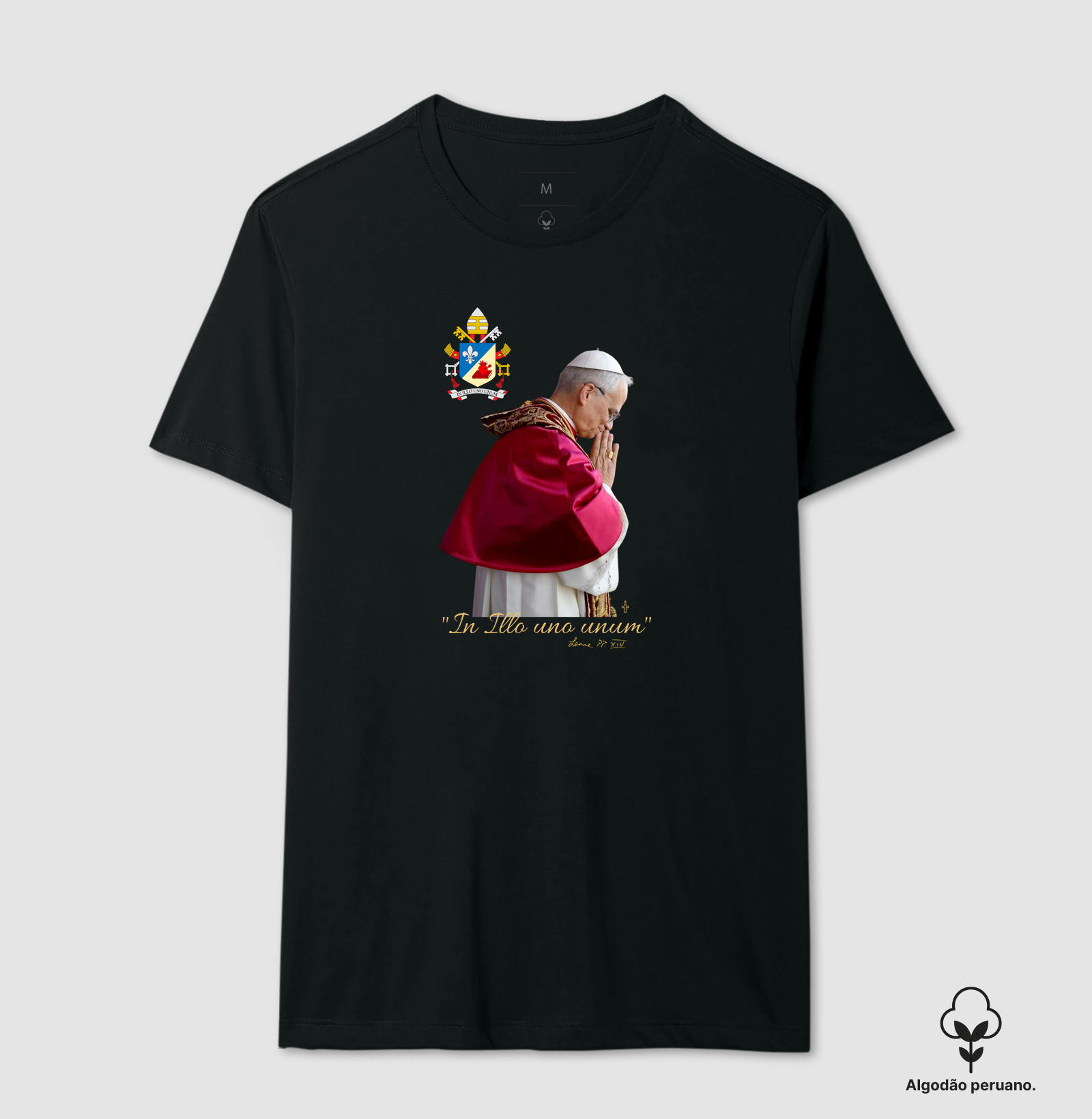 Camiseta Papa Leão XIV In Illo uno unum