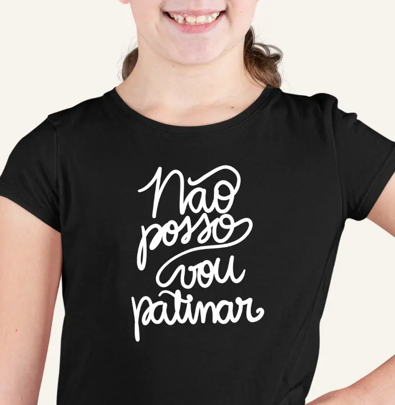 Não posso, vou patinar
