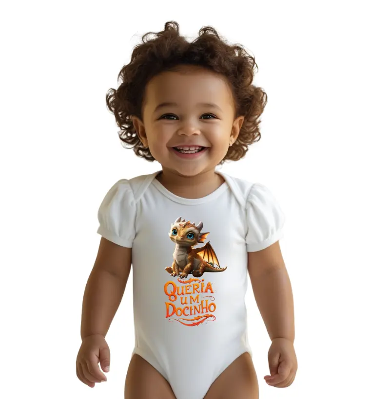 Body Baby Dragon Dourado