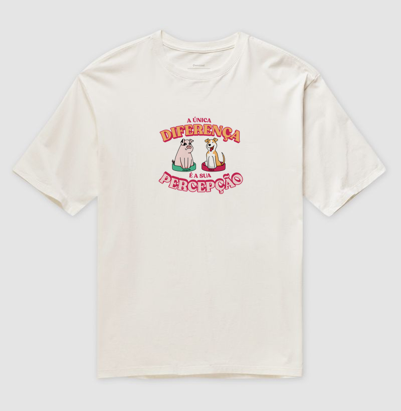 A única diferença é sua percepção