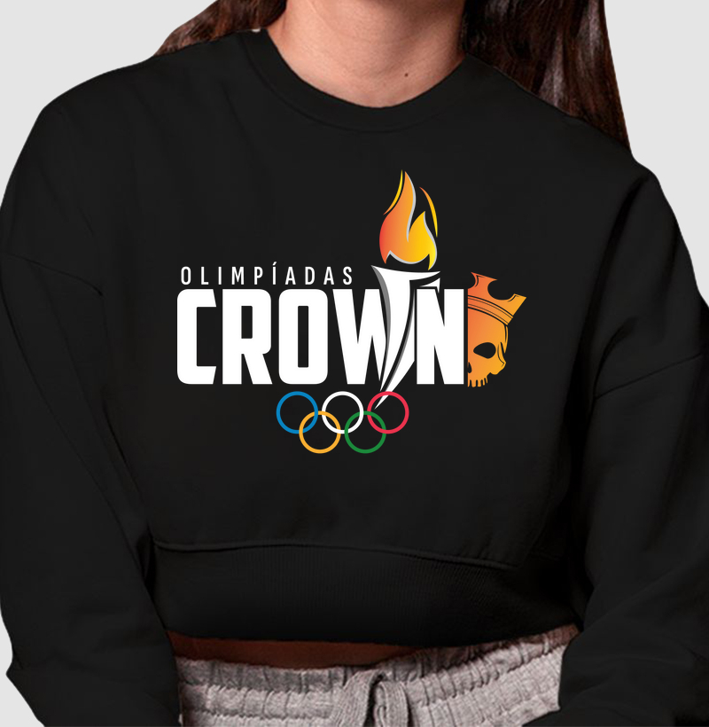 Olimpíadas Crown - Moletom Cropped