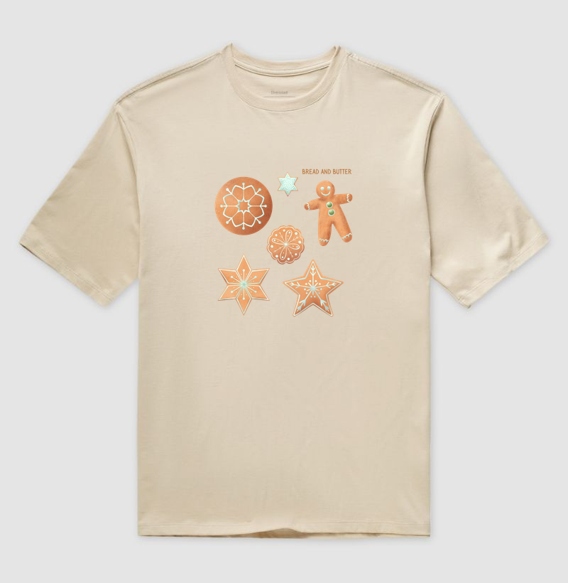 Camiseta Oversized Ginger Cookie Club