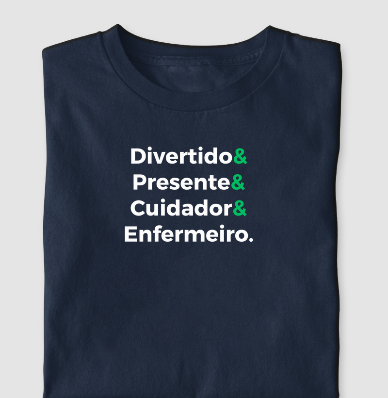 Divertido, presente, cuidador, enfermeiro