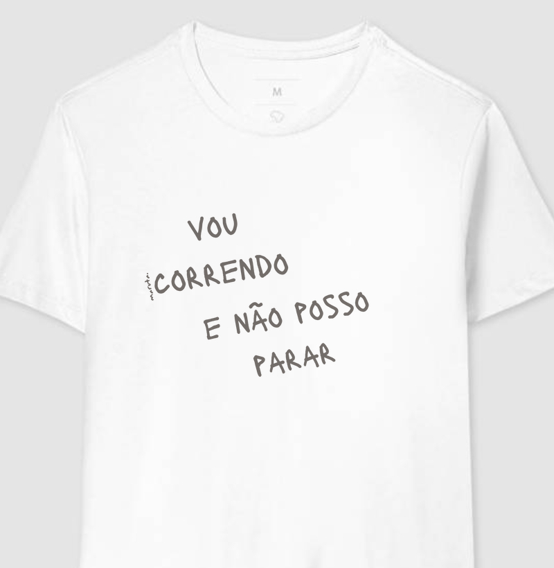 Camiseta Não Posso Parar