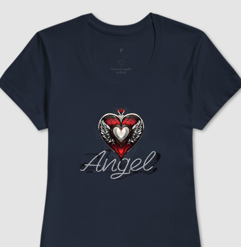 Camiseta Feminina Arquétipo do Amor Transformação Prata