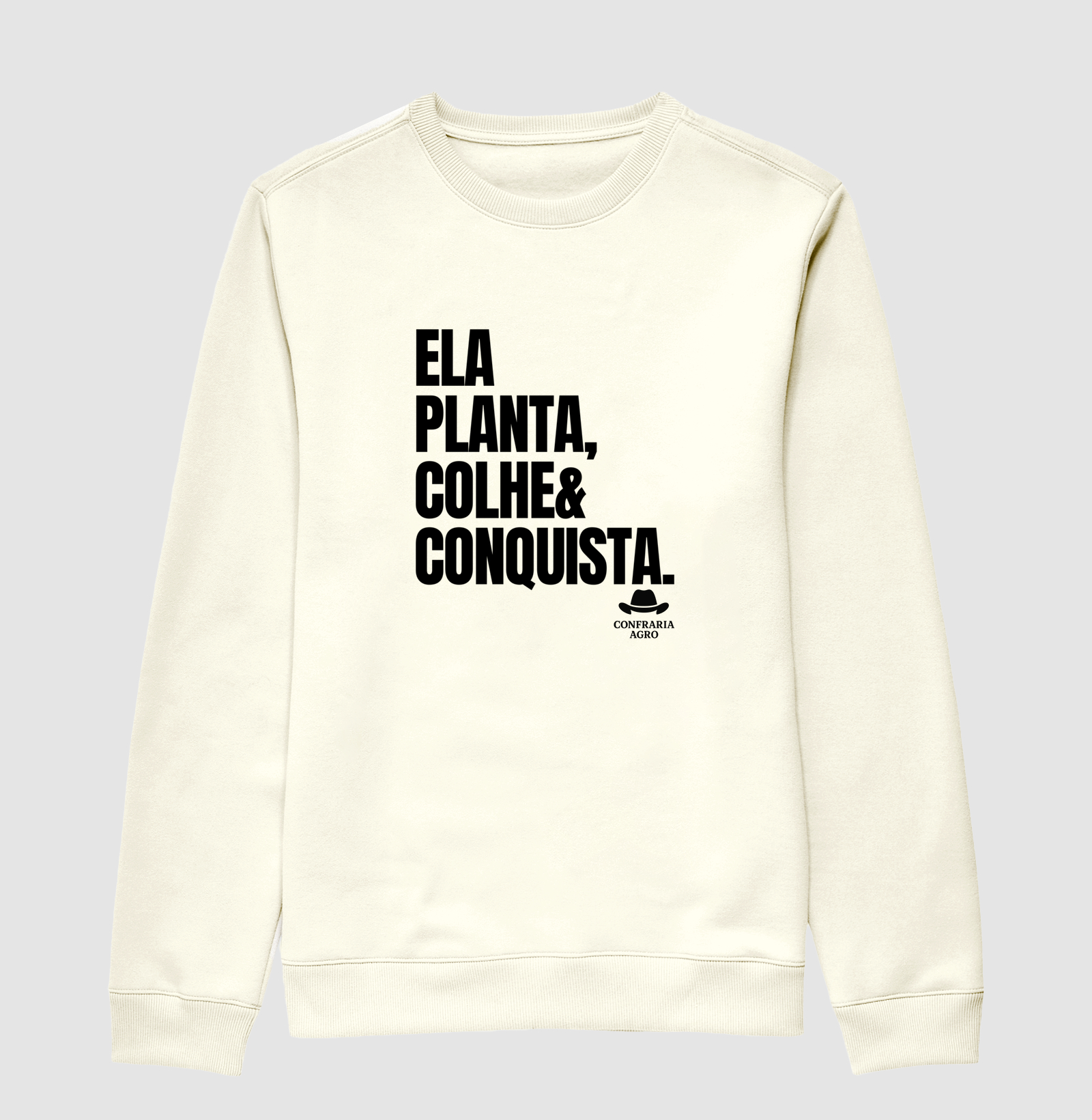 Ela planta, colhe e conquista.