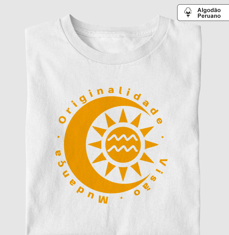  Aquário  Visão • Mudança • Originalidade-  Algodão peruano