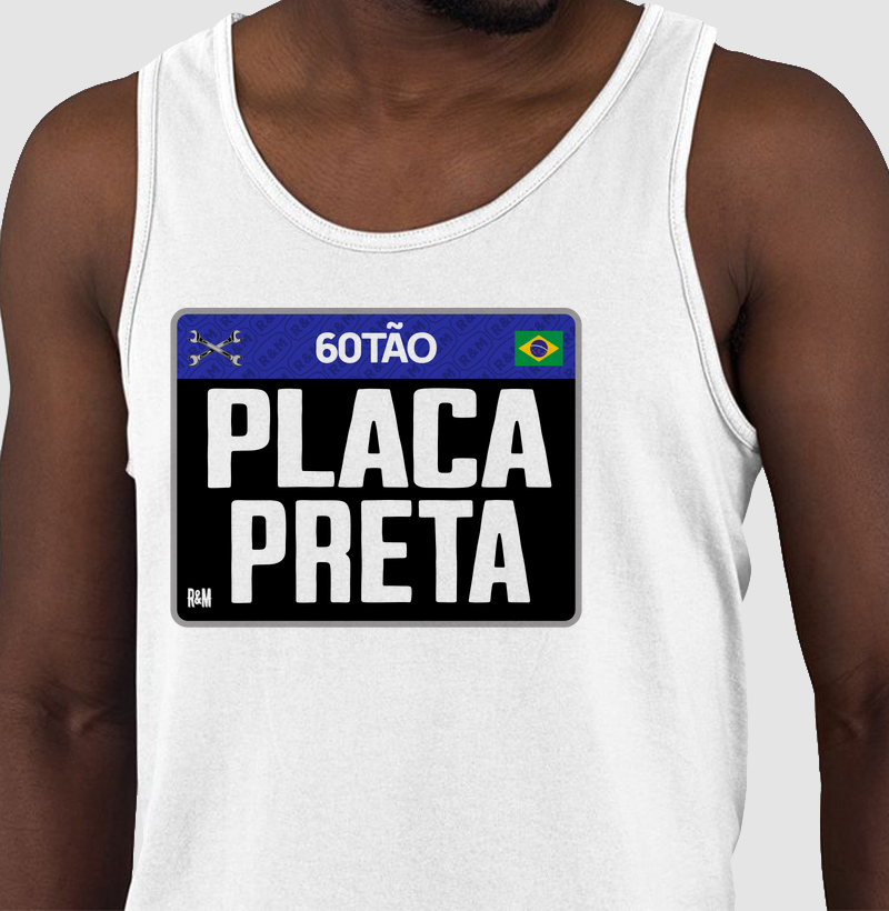 60tão Placa Preta