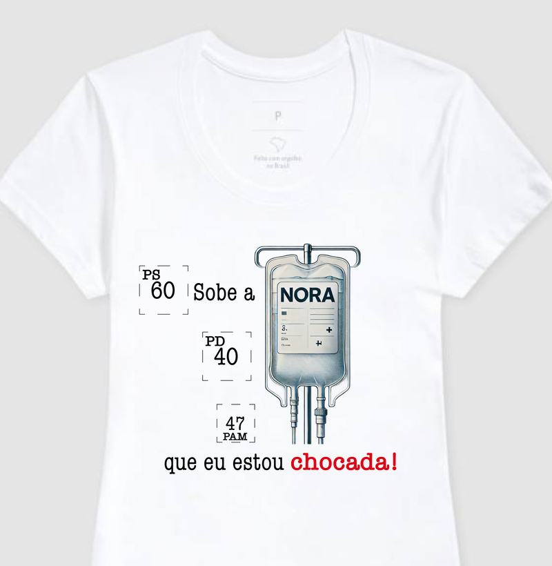 Sobe a nora que eu estou chocada