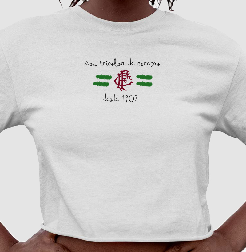 Cropped - Sou Tricolor de Coração