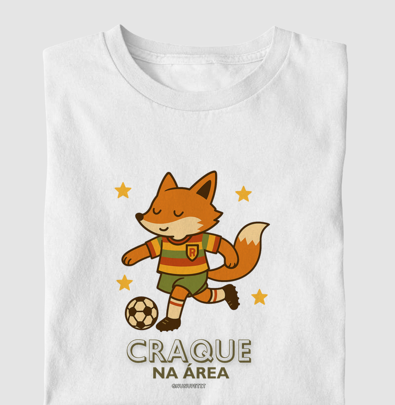 Camiseta craque na área 