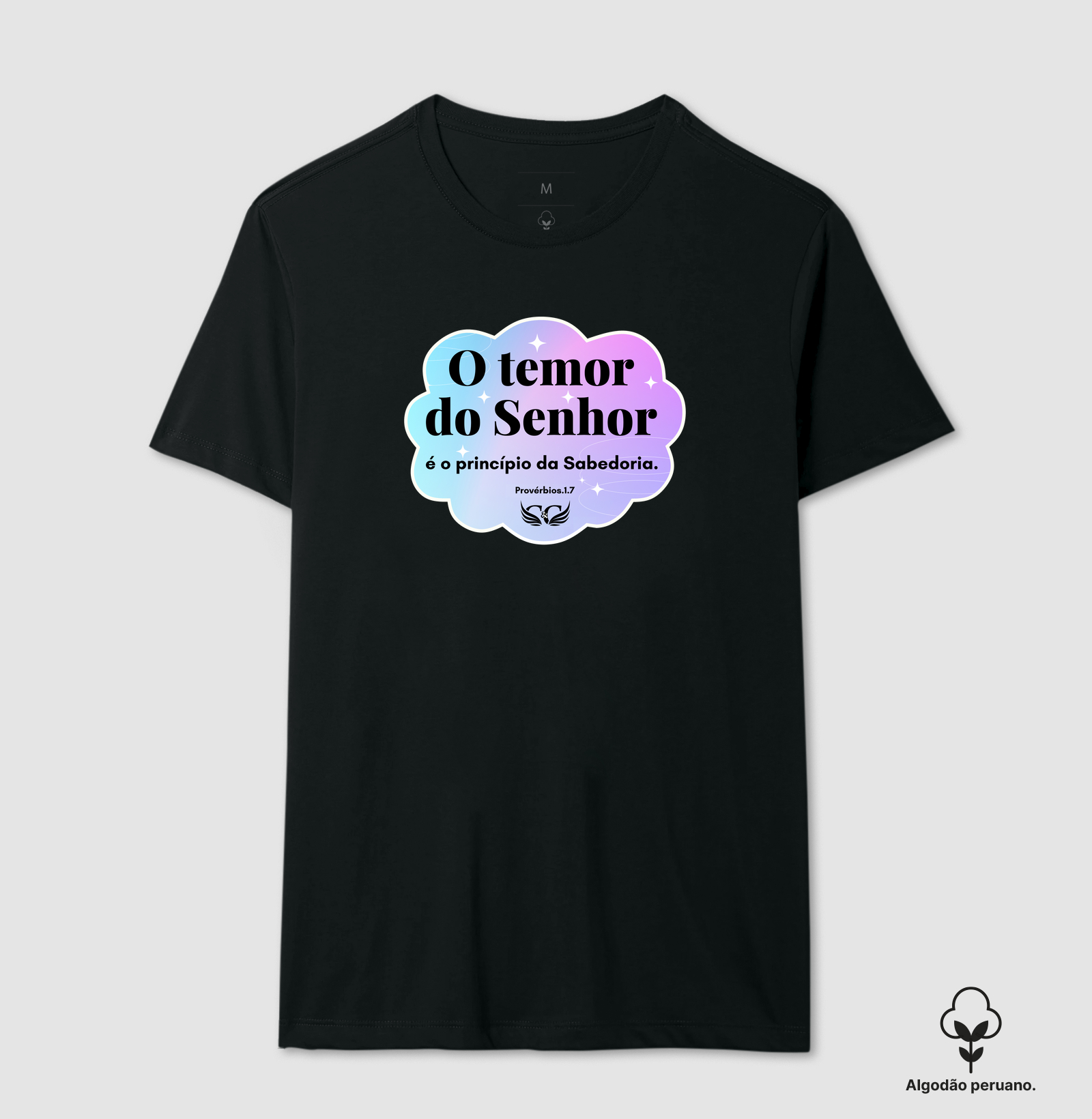 Camiseta Personalizada O Temor do Senhor é o Princípio da Sabedoria