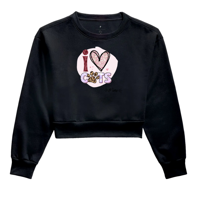 Camiseta Miau I Love Cats