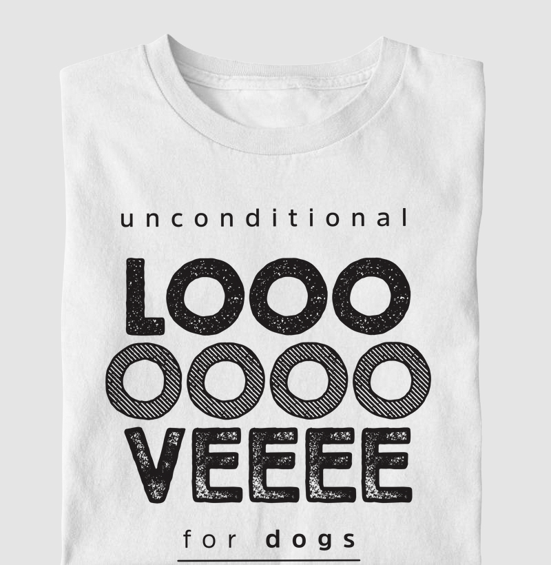 Camiseta Love For Dogs