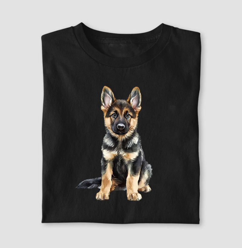 Pastor Alemão aquarela