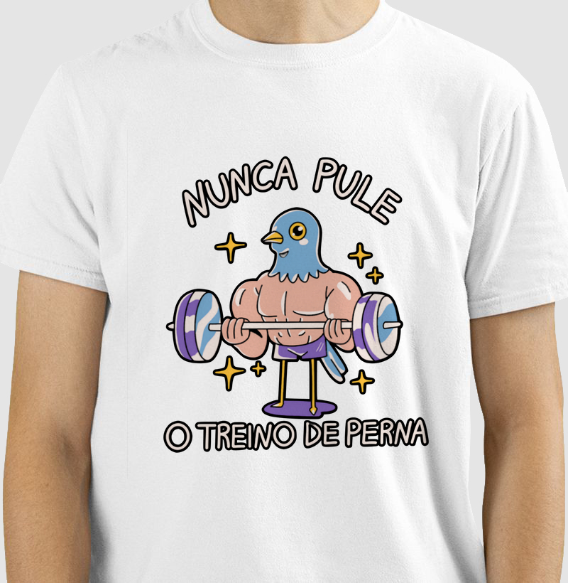 Nunca pule treino de perna