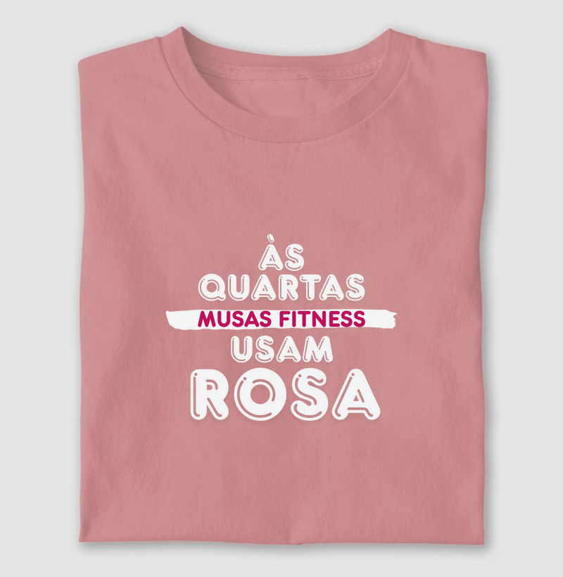 Às Quartas Musas Fitness Usam Rosa