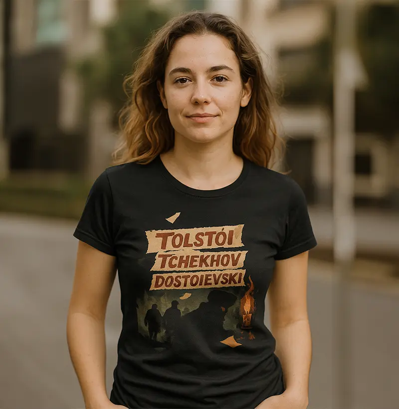 Camiseta Escritores Russos