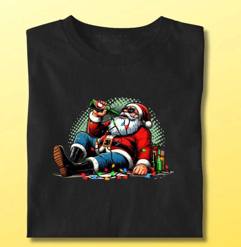 Noel na mão do palhaço