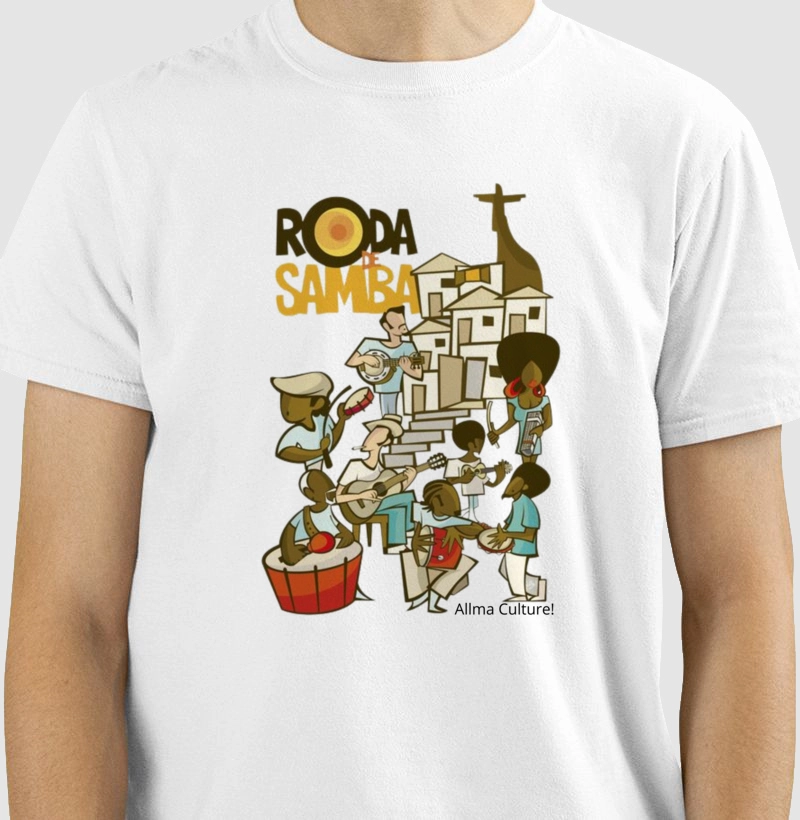 camiseta Allma Culture - Roda de Samba