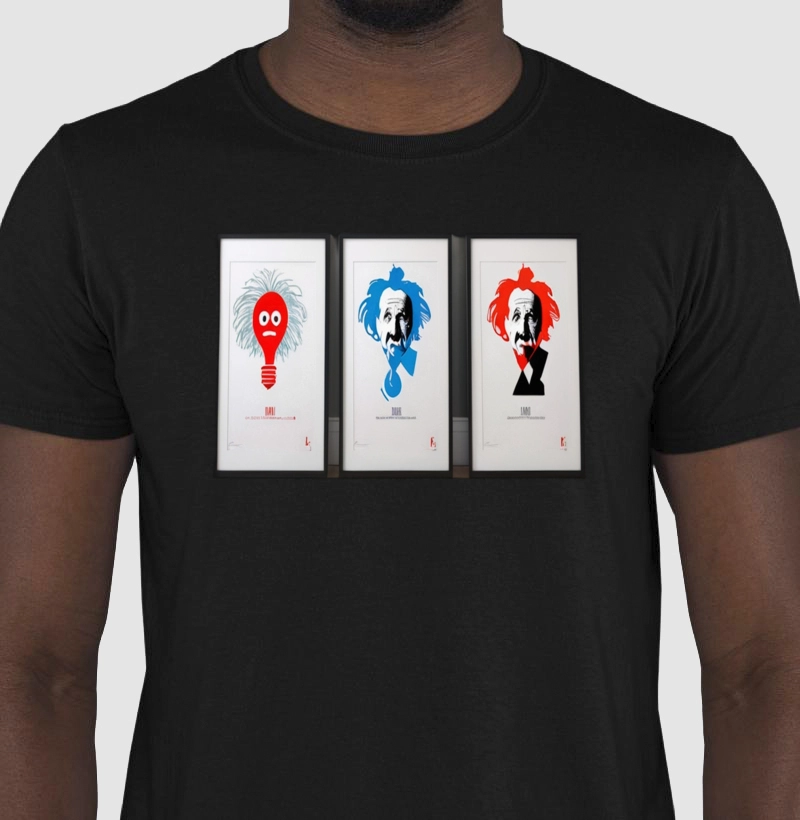 Albert Einstein  no quadro