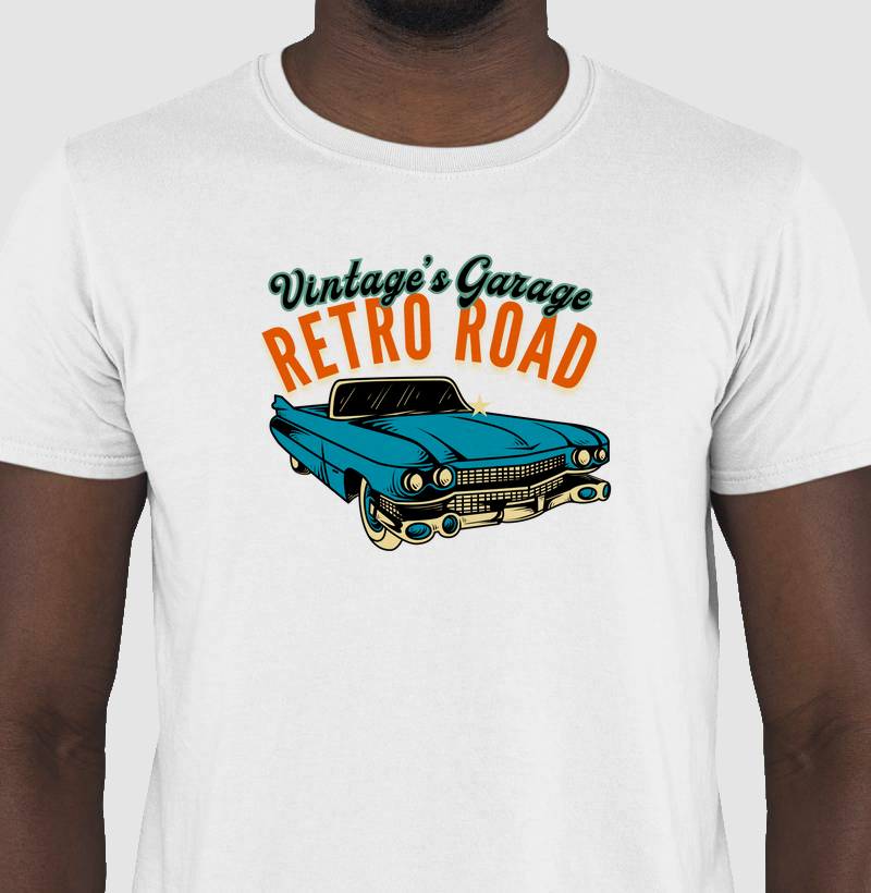 Retro Road Blue