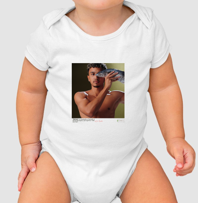 Body Infantil - COLAB - Iemanjá - Olhos - by Jove Fagundes
