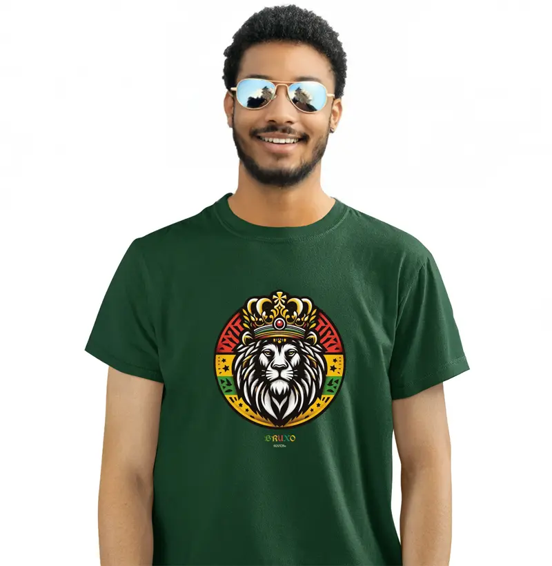 Camiseta BR00069 Reggae Lion V2