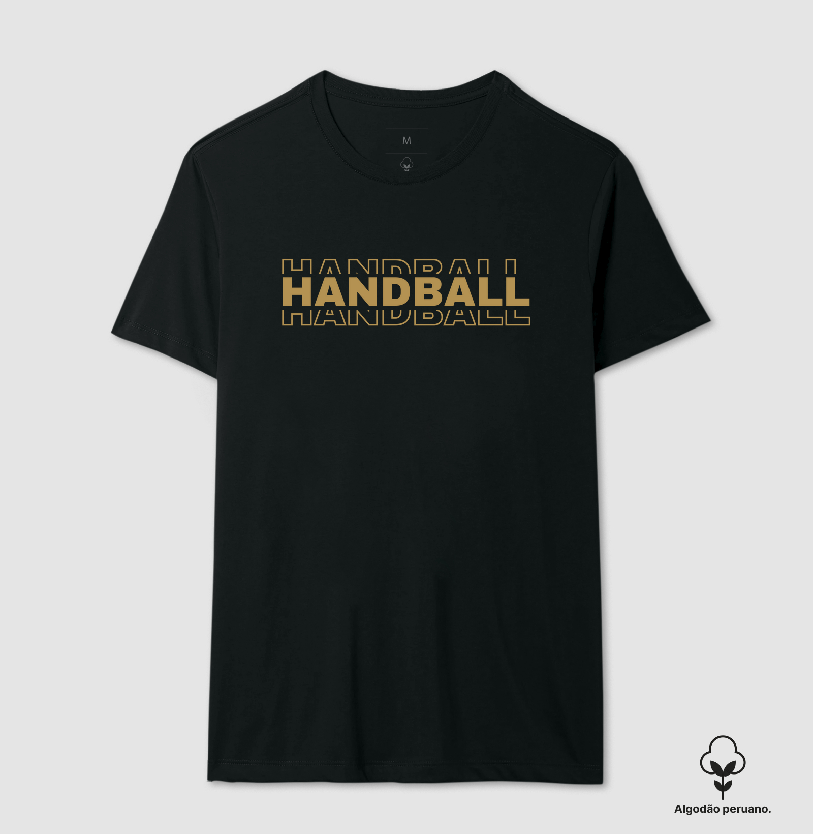 Camiseta AP Handebol Letras - HANDBALL Gold