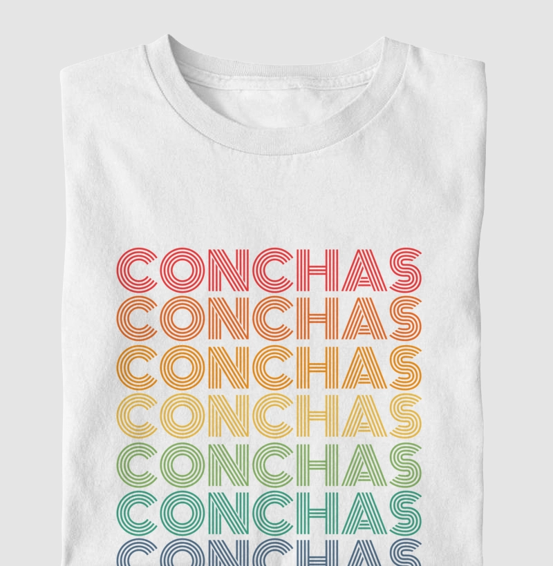 Conchas Letreiro Retrô