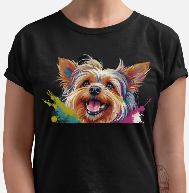 Camiseta Yorkshire sorrisão color