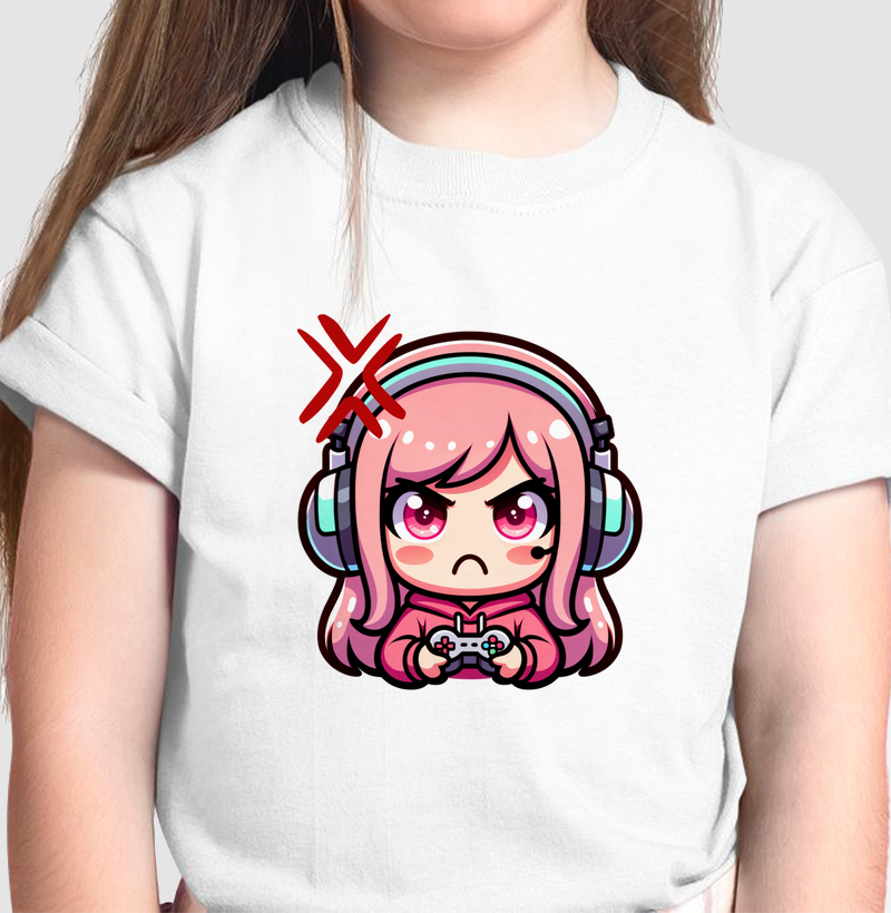 Camiseta Infantil “Gamer Fury"